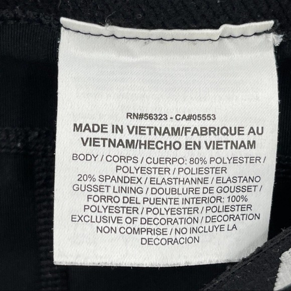 Nike Pro Womens Black Stretch Cropped Capri Athletic Spandex Leggings Size M - Picture 8 of 8